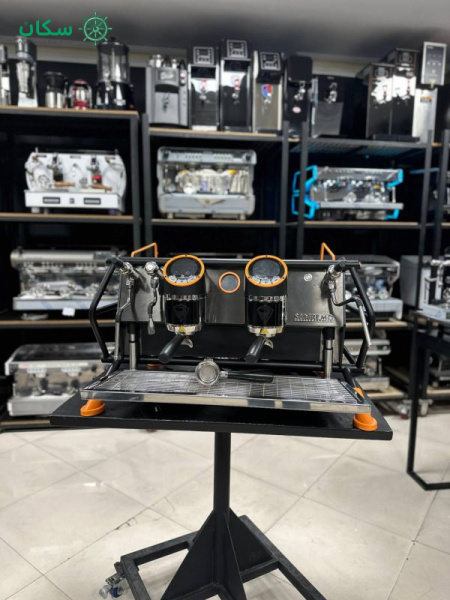 دستگاه اسپرسو دست دوم سن رمو Cafe Racer دو گروپ مولتی بویلر اتوماتی - گام نو